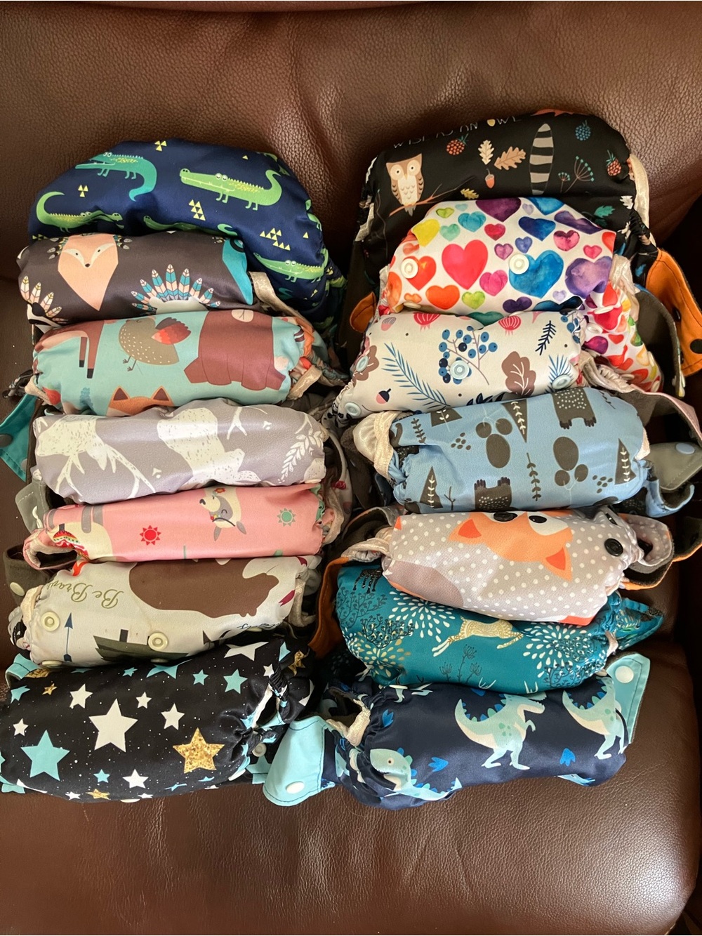 Kids Reusable Cloth Diaper Outer Shell - Multi-Pattern Assortment